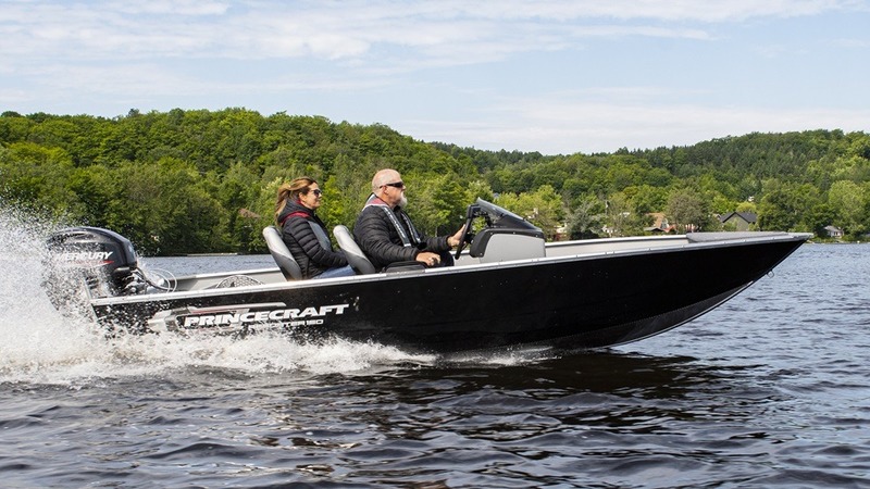 Princecraft Boats  2023 Princecraft Resorter 160 DL SC Black with 40HP Mercury Photo